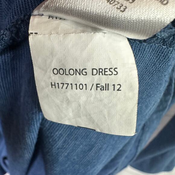 Horny Toad Womens size Medium Oolong Dress Blue Long Sleeve Hiking Outdoor - Picture 9 of 9